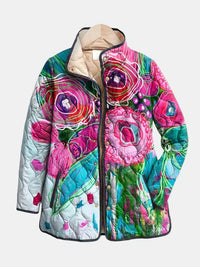Arianne | Elegante Blumenmuster-Jacke