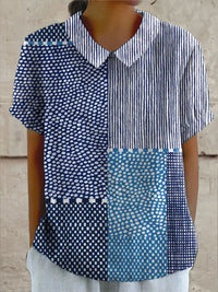 Ella | Patchwork Druckshirt