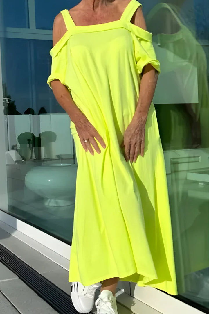 Shaira | Langes Off-Shoulder Sommerkleid