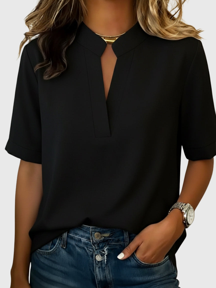 Loise | Elegante Bluse mit Raffiniertem Kragen