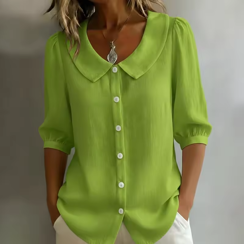 Riley | Lässige Bluse mit Knöpfen
