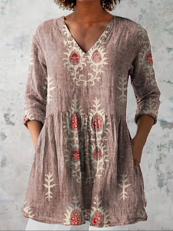 Maeve | Langarmshirt mit V-Ausschnitt