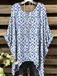Kelly | Vintage Bohemian Floral Print Damen T-Shirt