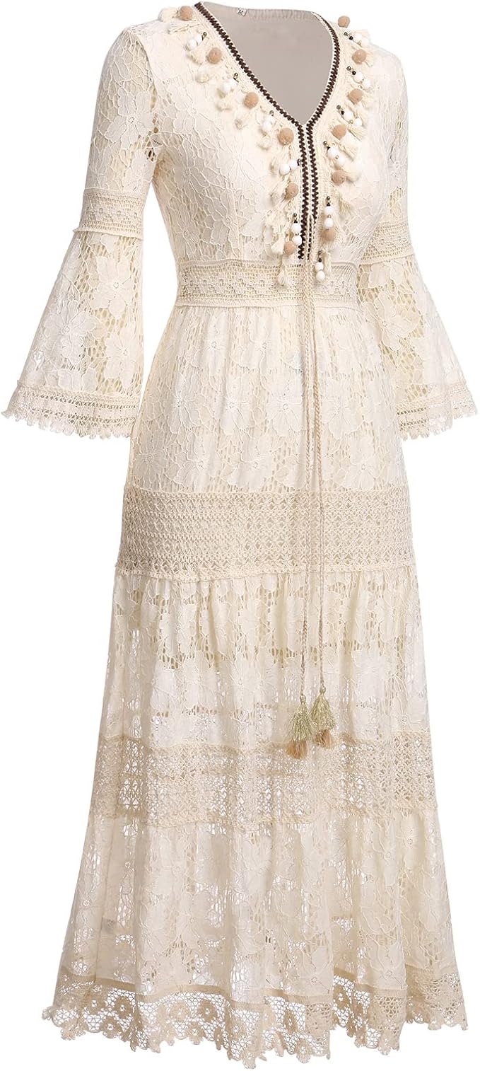 Amary | Boho Spitzenkleid