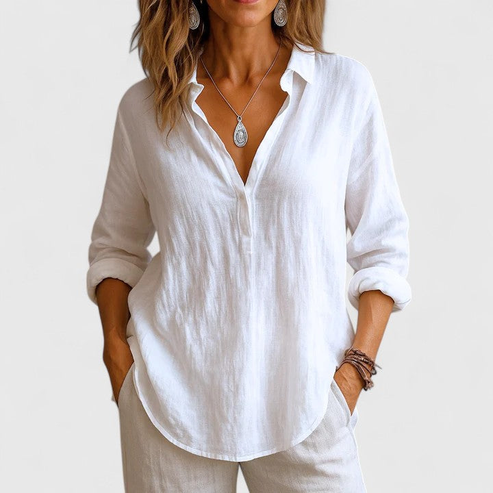 Marley | Bequeme Leinenbluse