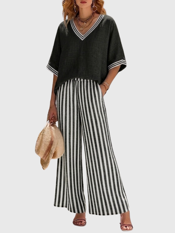 Mae | Elegantes Leinen-Set