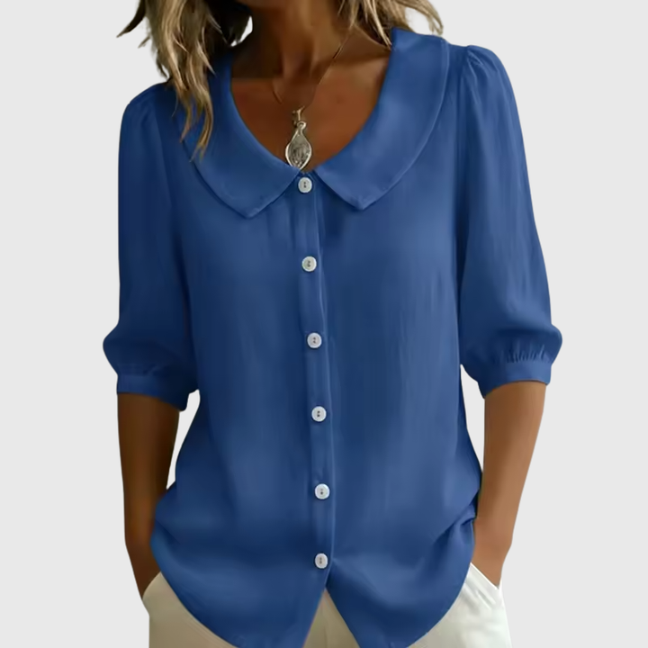 Riley | Lässige Bluse mit Knöpfen