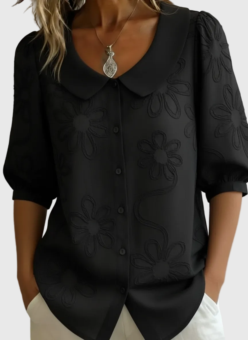 Vinica | Elegante florale, leichte Bluse