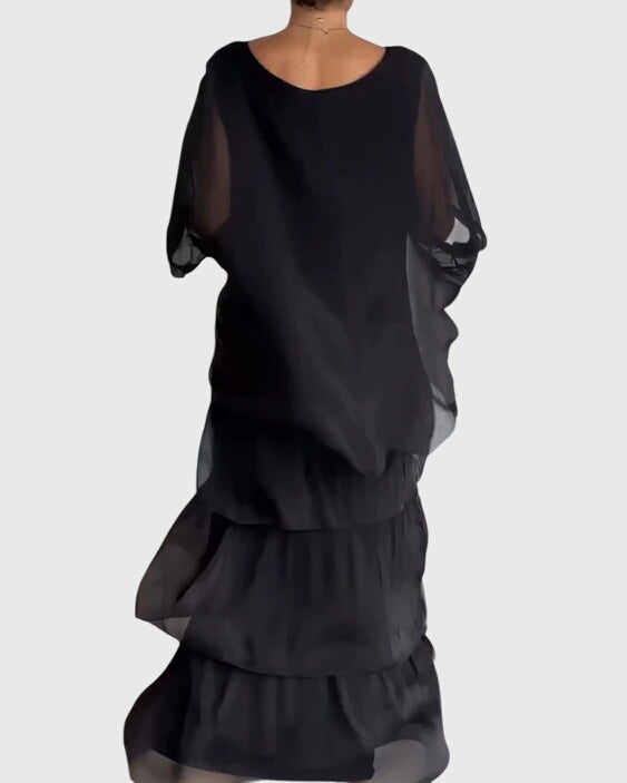 Ella | Langes und Fliessendes Elegantes Kleid