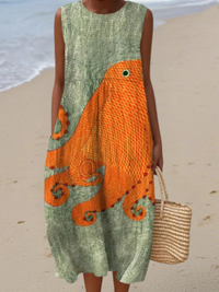 Elize | Sommerbedrucktes Kleid