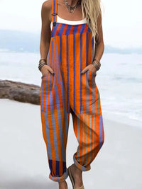Sonnenuntergangs-Schritt-Jumpsuit
