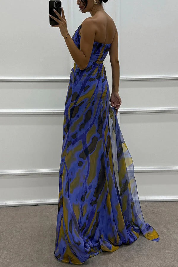 Sandra | Lebhaftes Drapiertes Kleid