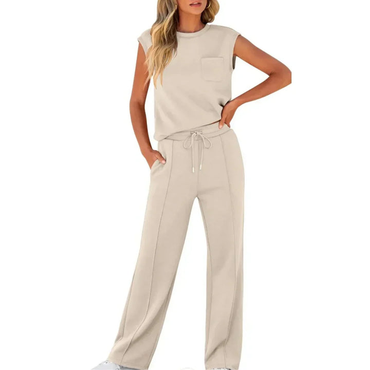 Lolly | Weiches schwarzes Lounge-Set, entspannte Passform, zweiteilig