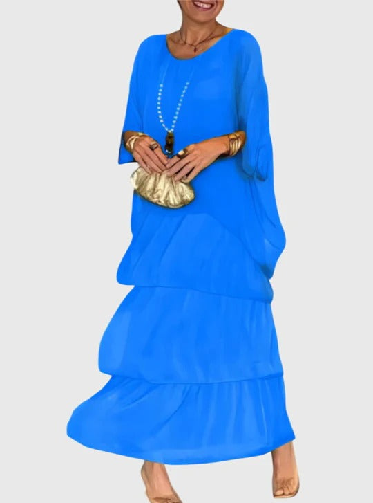 Carmel | Elegantes Fliessendes Maxikleid