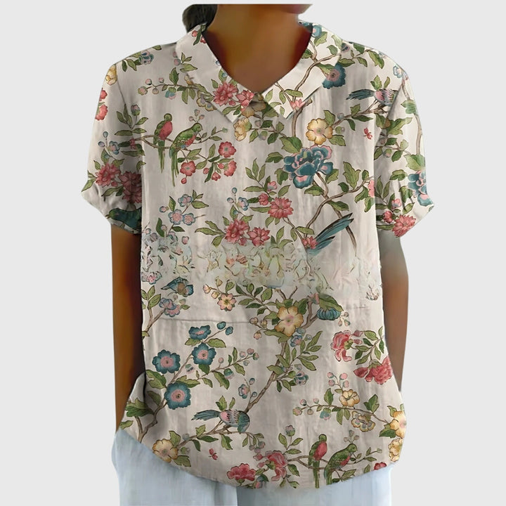Karen | Blumige Bluse