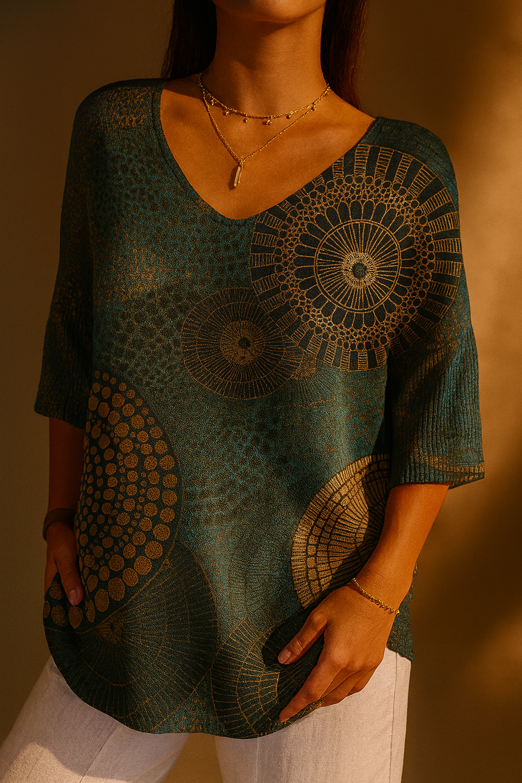 Zoey | Damen Vintage Pullover