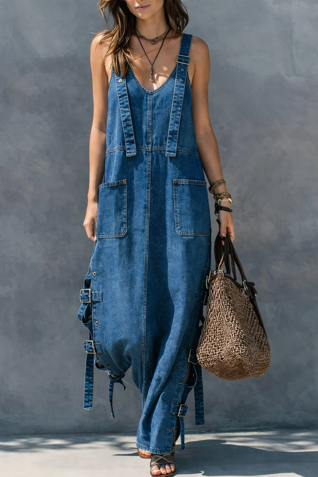 Mara | Denim Jumpsuit