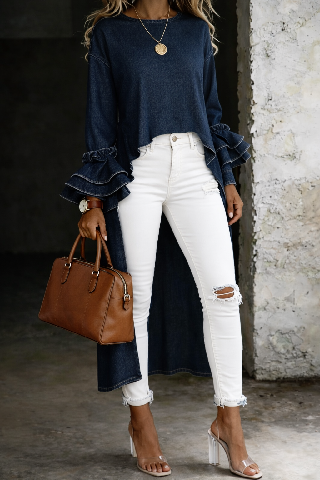 Ashley | Lässiges Shirt-Top