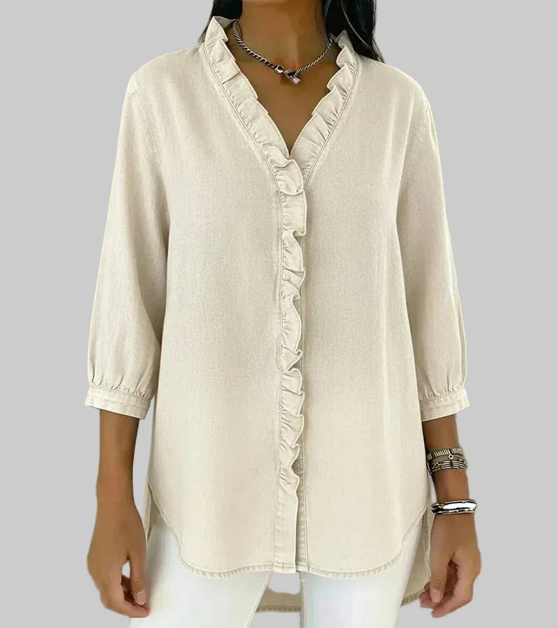 Abigail | Elegante Denim-Bluse