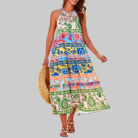 Juliette | Schickes Boho Halter-Tiered Maxikleid
