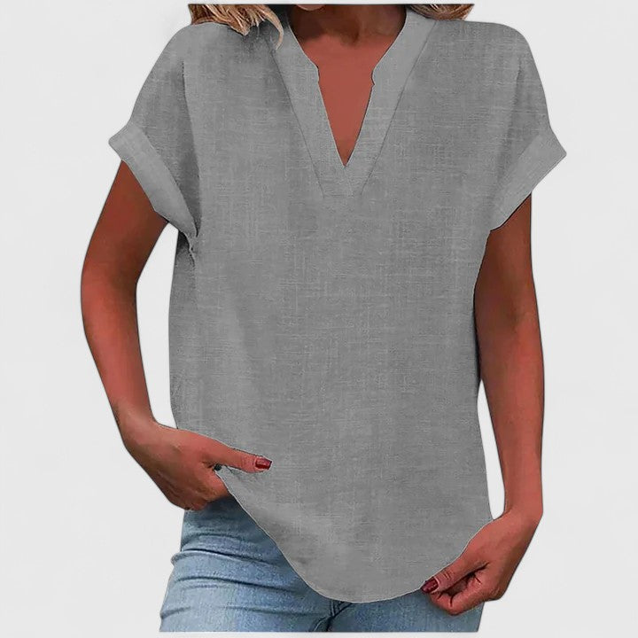 Wien | Bequeme V-Ausschnitt Bluse