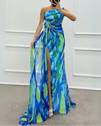 Sandra | Lebhaftes Drapiertes Kleid