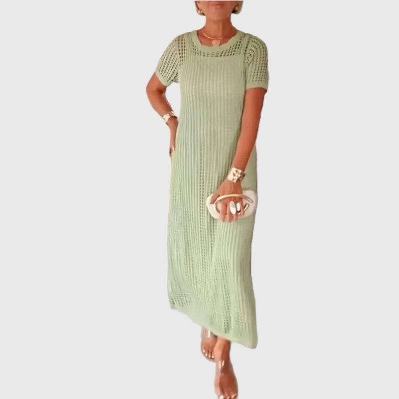 Adeline | Cut-Out Lange Maxi-Kleid + Gratis Innenkleid