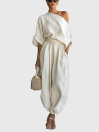 Carly | Zweiteiliges Set mit Off-Shoulder-Design