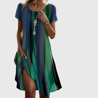 Jada | Lässiges Boho Gradient Kleid
