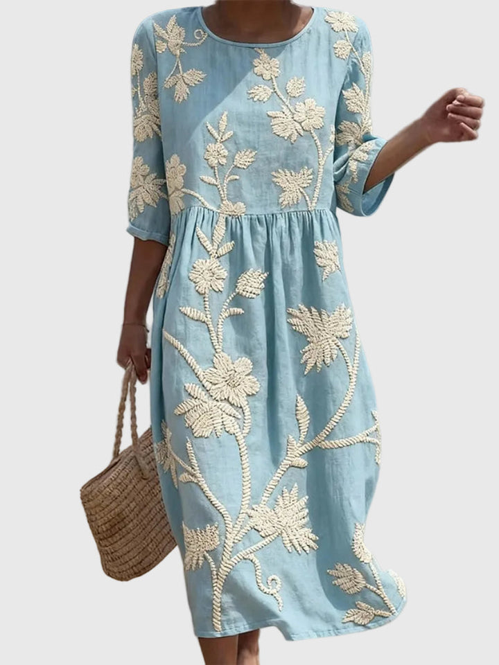 Valentina | Besticktes Vintage-Kleid