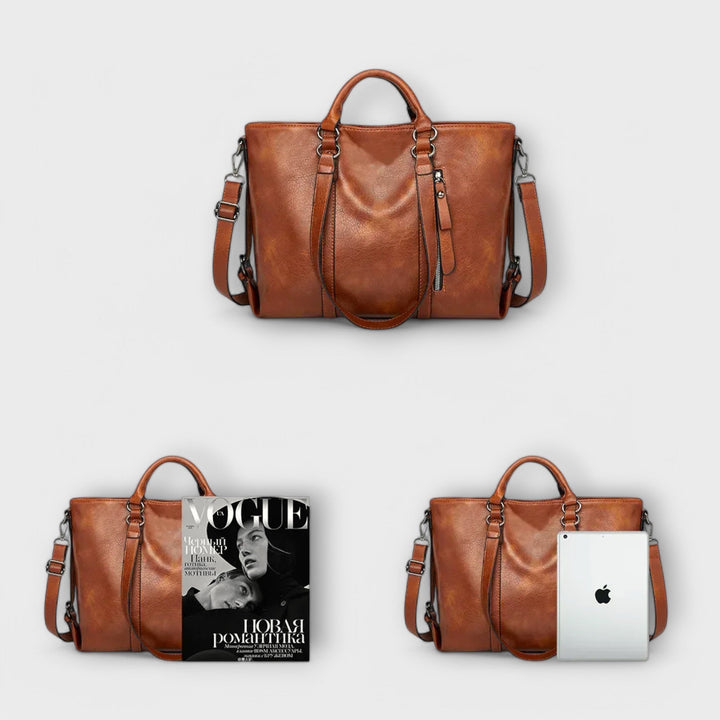 Eleanor | Grosse Lederhandtasche
