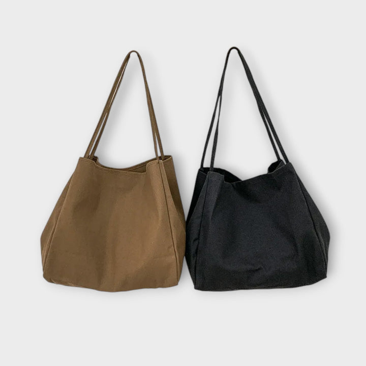 Eleanor | Hochwertige grosse Canvas-Shopper-Tasche