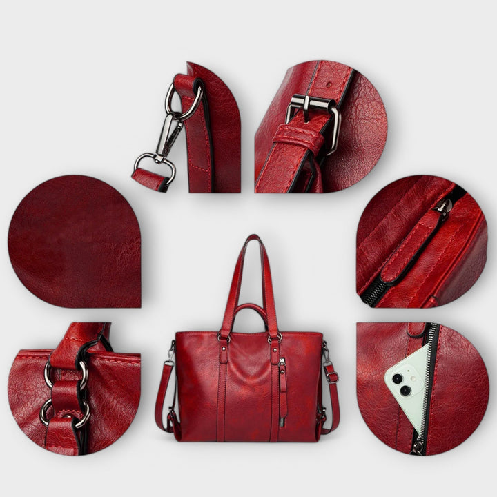Eleanor | Grosse Lederhandtasche