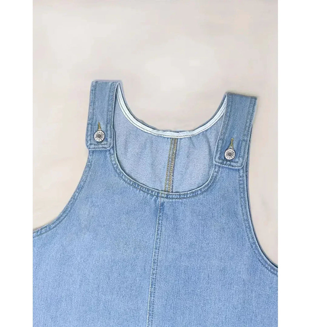 Loren | Entspanntes Denim-Look Kleid