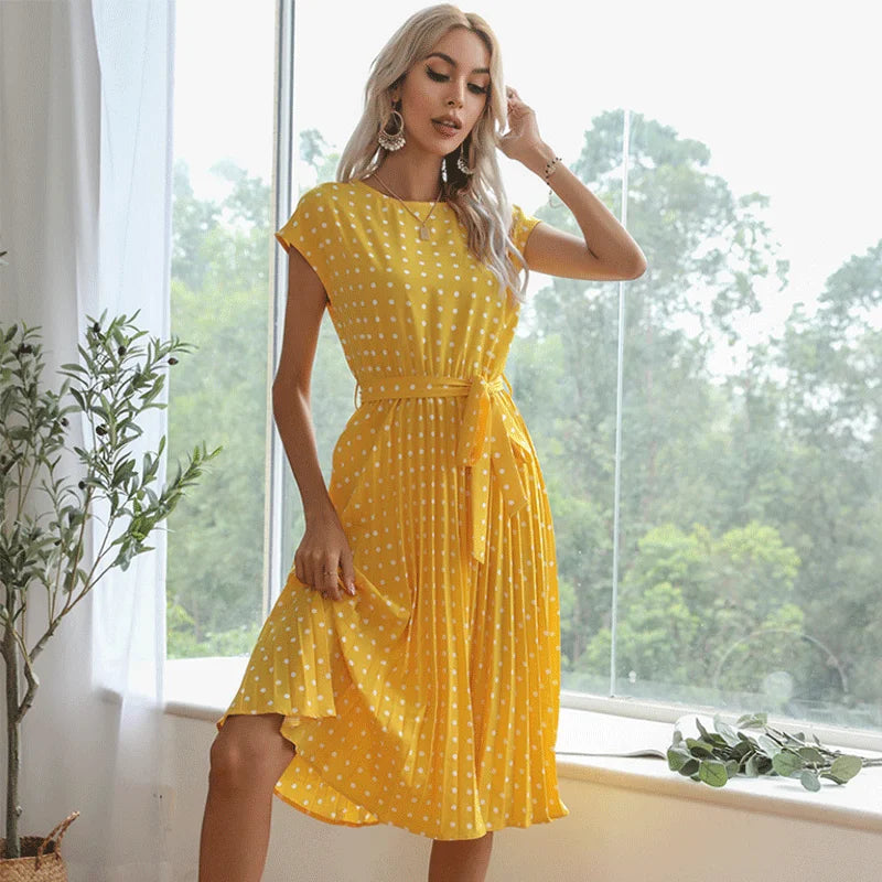 Beth | Polka Bloom Kleid