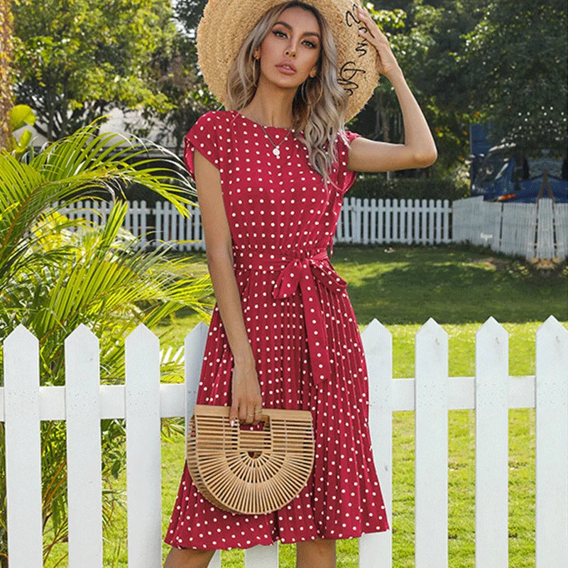 Beth | Polka Bloom Kleid