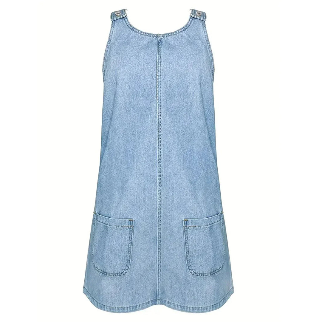 Loren | Entspanntes Denim-Look Kleid