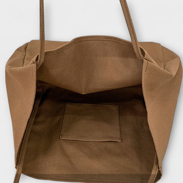 Eleanor | Hochwertige grosse Canvas-Shopper-Tasche