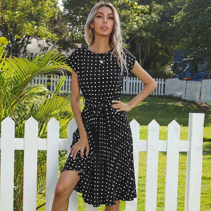 Beth | Polka Bloom Kleid
