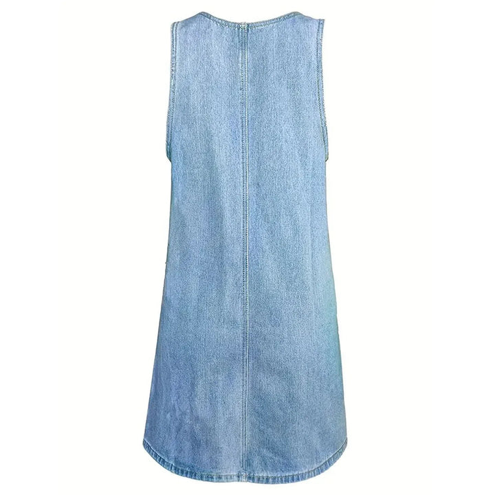 Loren | Entspanntes Denim-Look Kleid