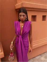 Rose | Elegantes Plissiertes Kleid