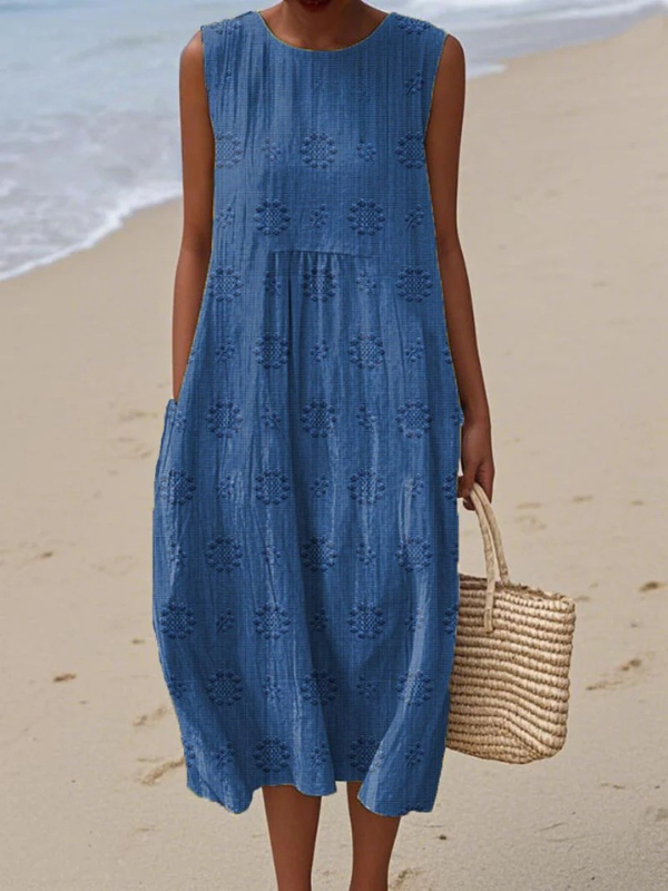 Serena | Entspanntes ärmelloses Kleid