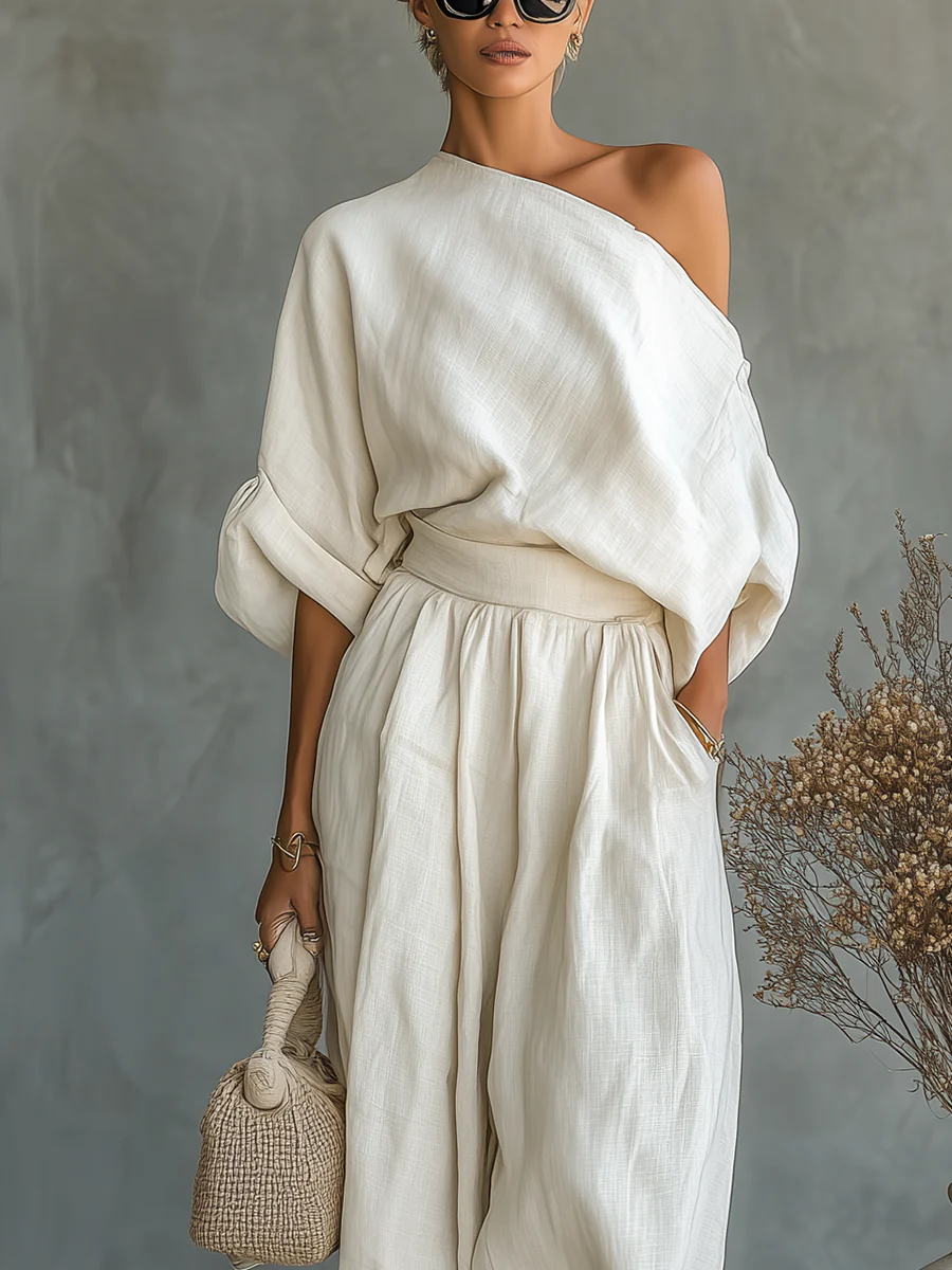 Carly | Zweiteiliges Set mit Off-Shoulder-Design