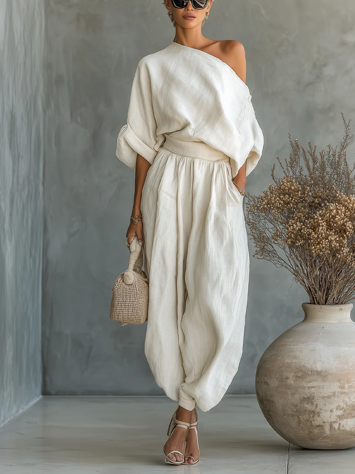 Mila | Zweiteiliges Set mit Off-Shoulder-Design