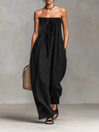Nina | Eleganter Strapless-Jumpsuit