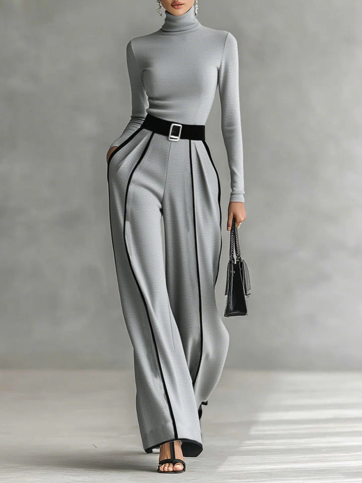 Vera | Elegantes Ensemble mit kontrastierenden Details