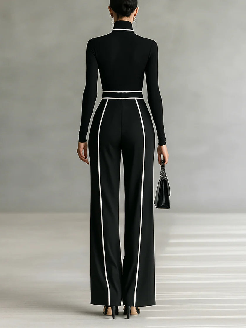 Vera | Elegantes Ensemble mit kontrastierenden Details