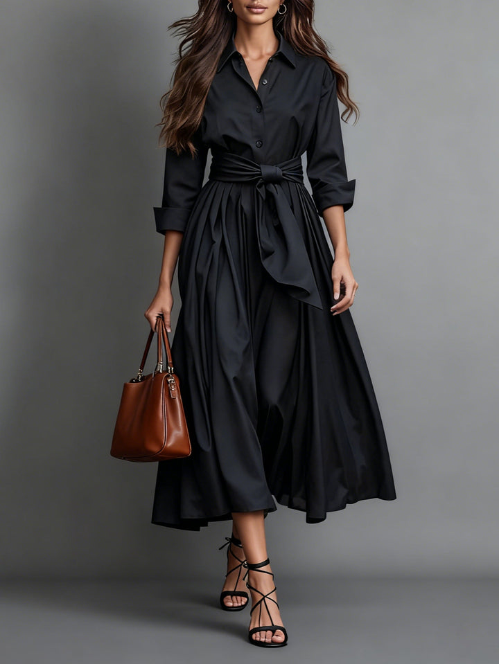 Marise | Elegantes Maxikleid mit Schleifendetail