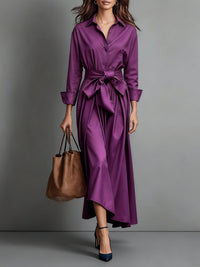Marise | Elegantes Maxikleid mit Schleifendetail