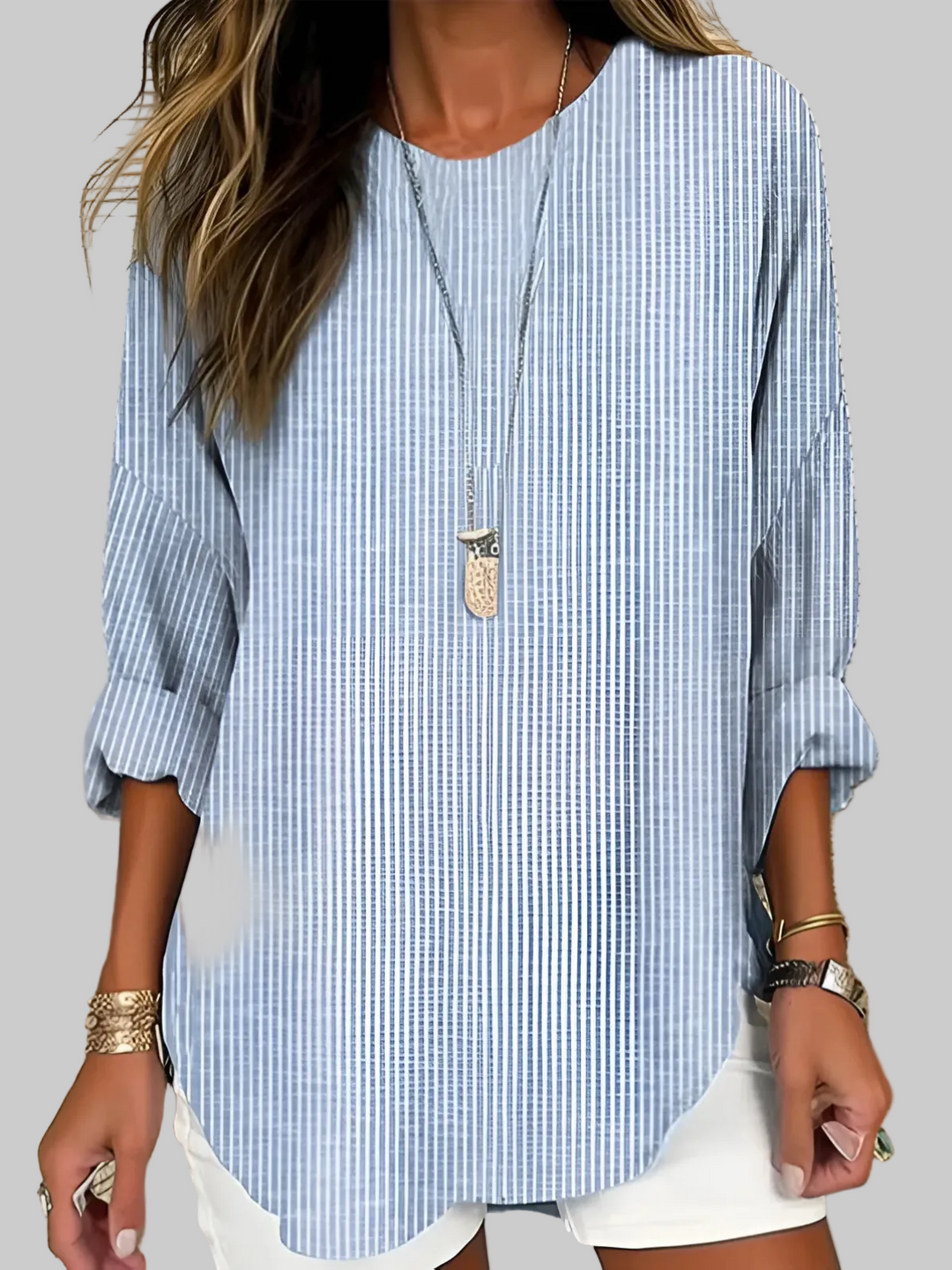 Rhea | Trendige gestreifte Bluse